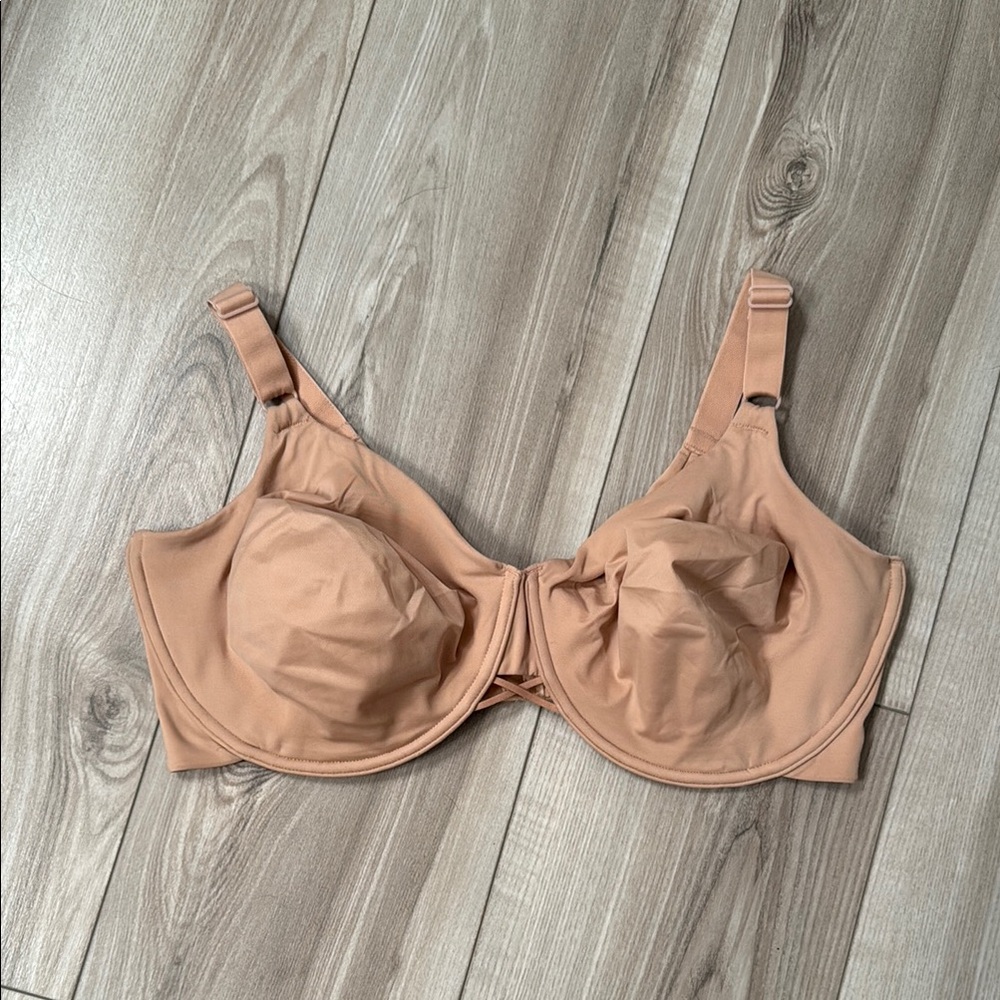 Vanity Fair Tan Full Coverage Bra with Underwire Support -  42DDD (42F)